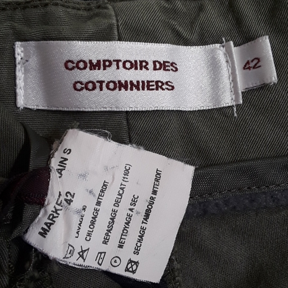 Comptoir Des Cotonniers Army Cargo Crop Pants - Picture 7 of 8